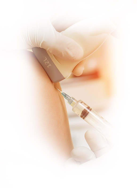 soft tissue and join injection icons